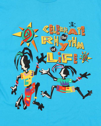 Vintage 90's Rhythm of Life Single Stitch Graphic T-Shirt - L