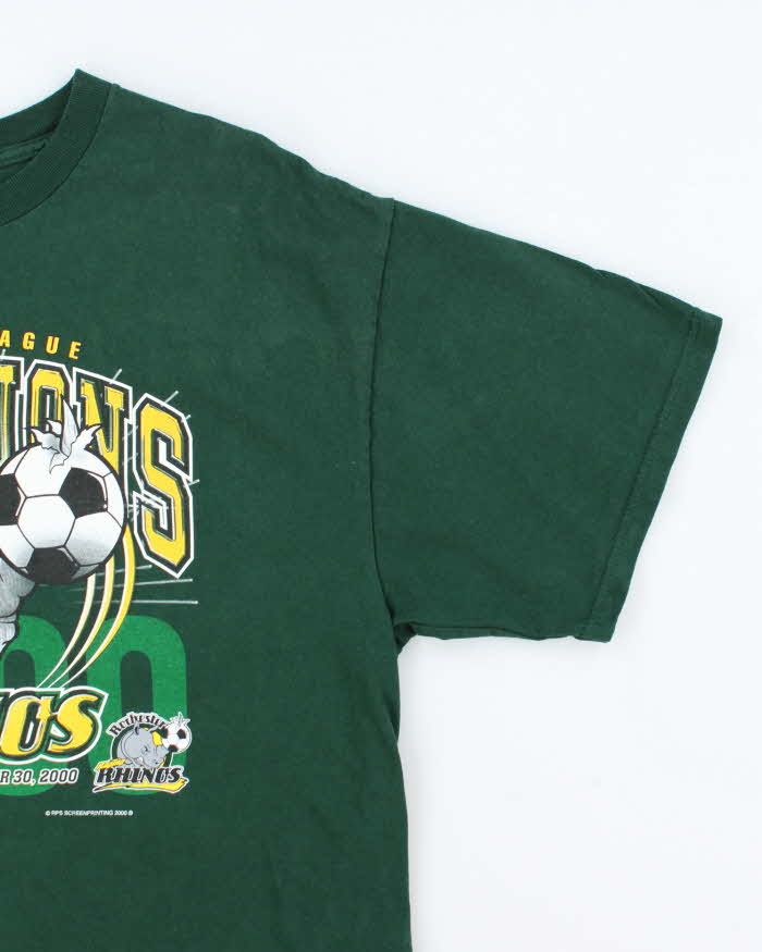 Vintage 2000's A League Soccer Champion Graphic T-Shirt - XL