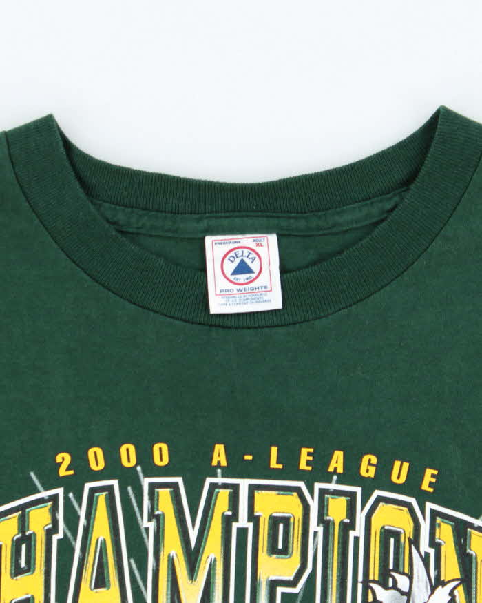 Vintage 2000's A League Soccer Champion Graphic T-Shirt - XL