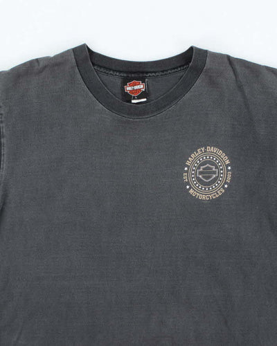 Vintage 2000's Harley Davidson Ontario Faded Graphic T-Shirt - L