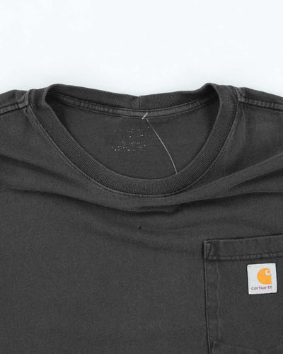Vintage Y2K Carhartt Oversized Faded Pocket T-Shirt - XL