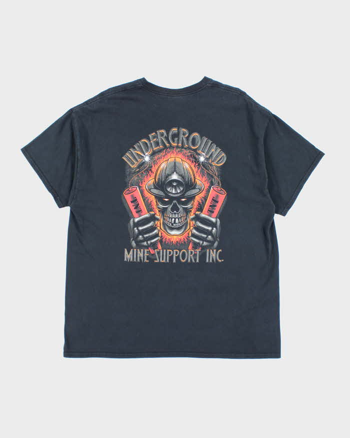 Vintage 2000's TNT Skull Graphic T-Shirt - XL