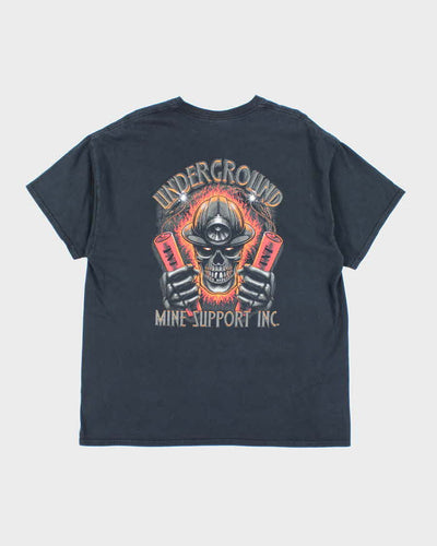 Vintage 2000's TNT Skull Graphic T-Shirt - XL