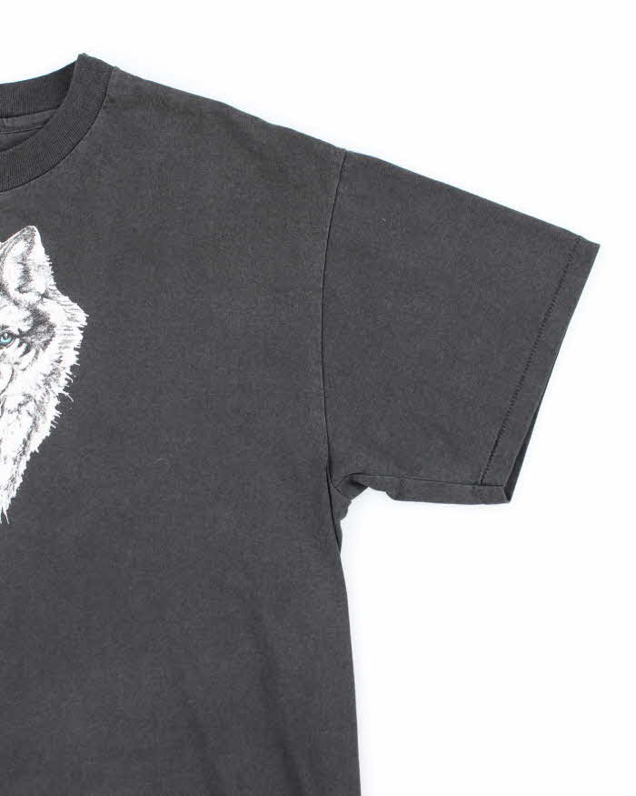 Vintage 90's Single Stitch Wolf Graphic T-Shirt - L