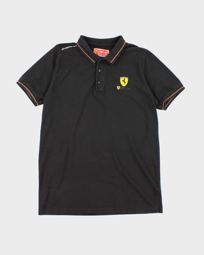 Vintage Y2K Ferrari Small Logo Oversized Polo Shirt - XXL
