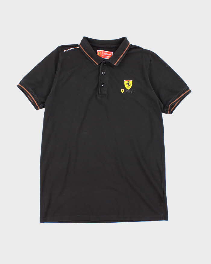 Vintage Y2K Ferrari Small Logo Oversized Polo Shirt - XXL