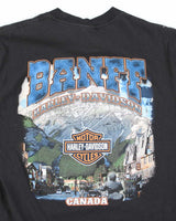 Vintage Harley Davidson Skull Biker Graphic T-Shirt - L