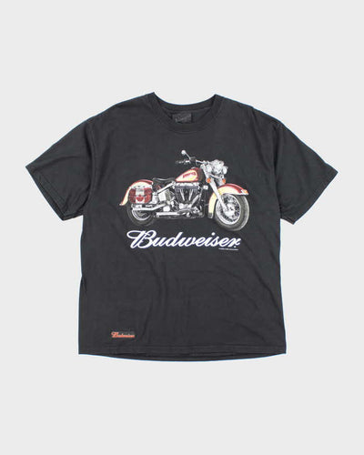 Vintage 2000's Budweiser Motorbike Graphic T-Shirt - L