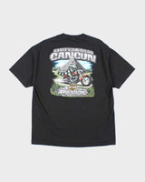 Vintage 2000's Harley Davidson Cancun Mexico Biker T-Shirt - XL