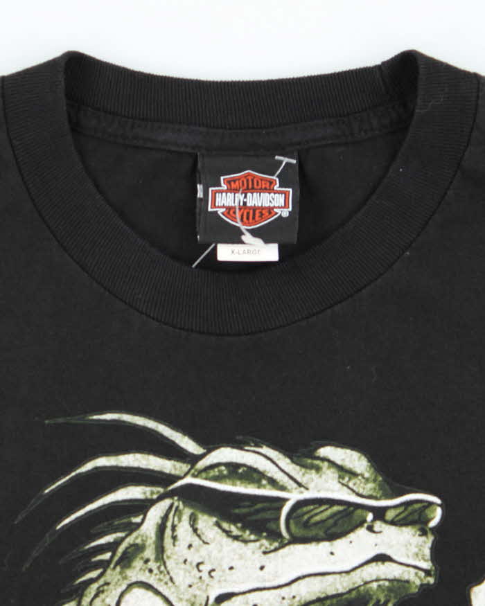 Vintage 2000's Harley Davidson Cancun Mexico Biker T-Shirt - XL