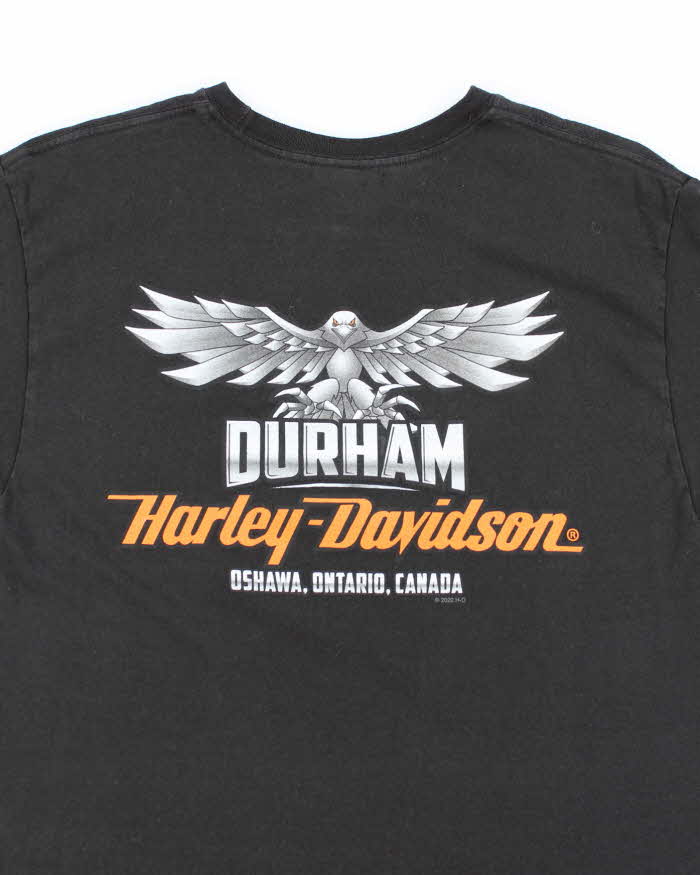 Vintage Y2K Harley Davidson Knucklehead Engine T-Shirt - M