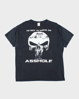Vintage Y2K Skull Slogan Graphic T-Shirt - XL