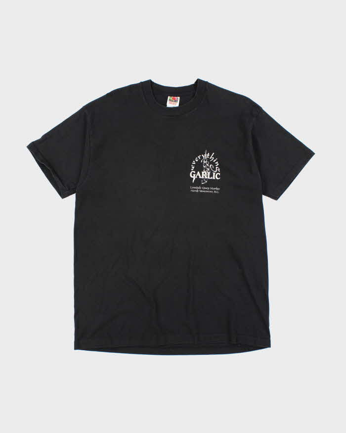 Vintage 90's Everything Garlic Single Stitch T-Shirt - XL
