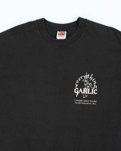 Vintage 90's Everything Garlic Single Stitch T-Shirt - XL