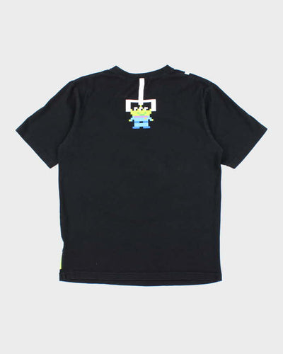 Vintage Y2K Tokyo Disney Toy Story Aliens 8-Bit Graphic T-Shirt - M