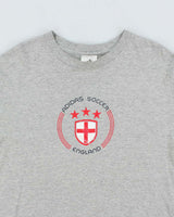 Vintage 2000's Adidas Soccer England Graphic T-Shirt - M