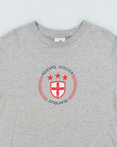 Vintage 2000's Adidas Soccer England Graphic T-Shirt - M