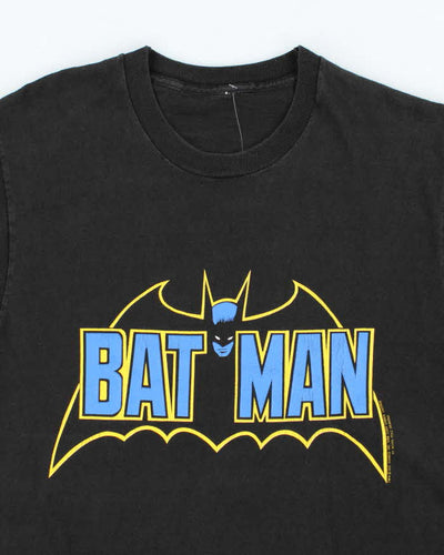 Vintage 80's Batman Centre Graphic Single Stitch T-Shirt - L