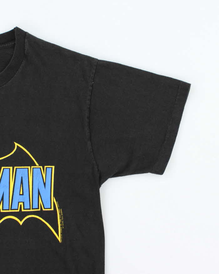 Vintage 80's Batman Centre Graphic Single Stitch T-Shirt - L
