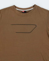 Vintage Y2K Diesel Embroidered Logo T-Shirt - M