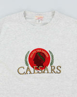 Vintage 90's Caesars Embroidered Single Stitch T-Shirt - M