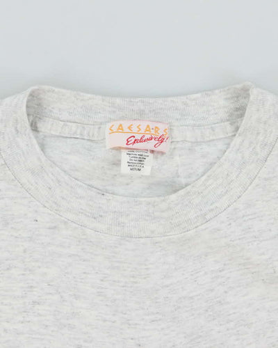 Vintage 90's Caesars Embroidered Single Stitch T-Shirt - M