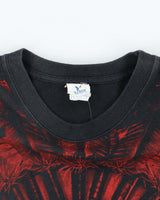 Vintage Y2K Mexican Skull All Over Print T-Shirt - L