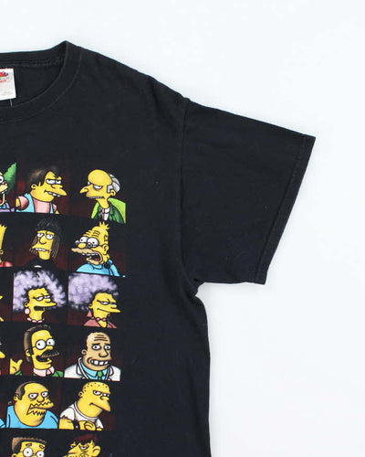 Vintage Y2K The Simpsons Profile Pictures Graphic T-Shirt - L