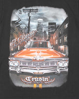Vintage 2000's Cruising Low Rider Car Graphic T-Shirt - L