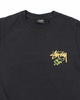 Vintage Stussy Spell Out Butterfly Graphic T-Shirt - S