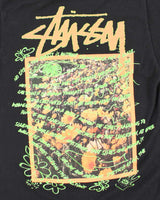 Vintage Stussy Spell Out Butterfly Graphic T-Shirt - S