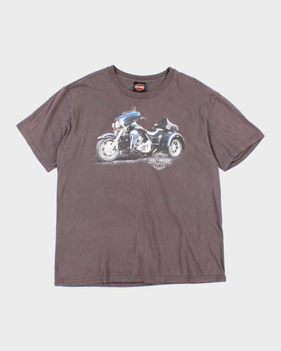 Vintage Harley Davidson Motorbike Graphic T-Shirt - XL