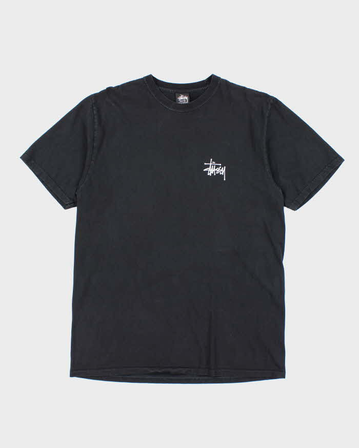 Vintage 2000's Stussy Spell Out Graphic T-Shirt - M