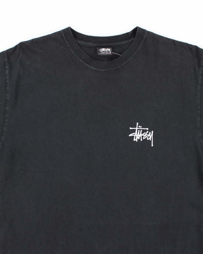 Vintage 2000's Stussy Spell Out Graphic T-Shirt - M