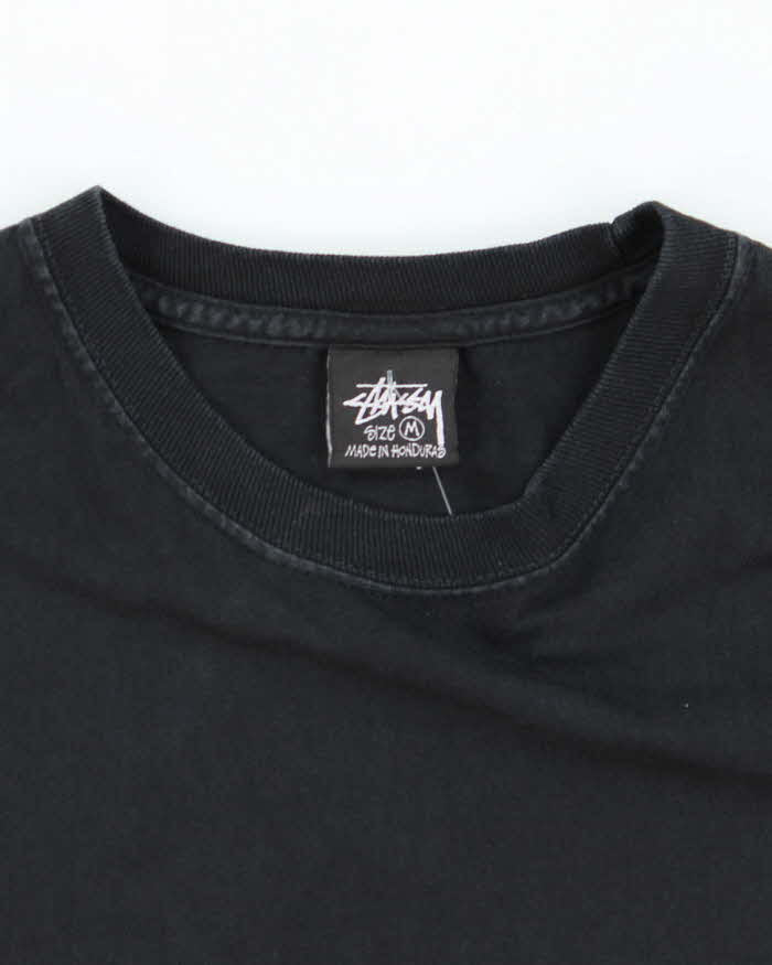 Vintage 2000's Stussy Spell Out Graphic T-Shirt - M