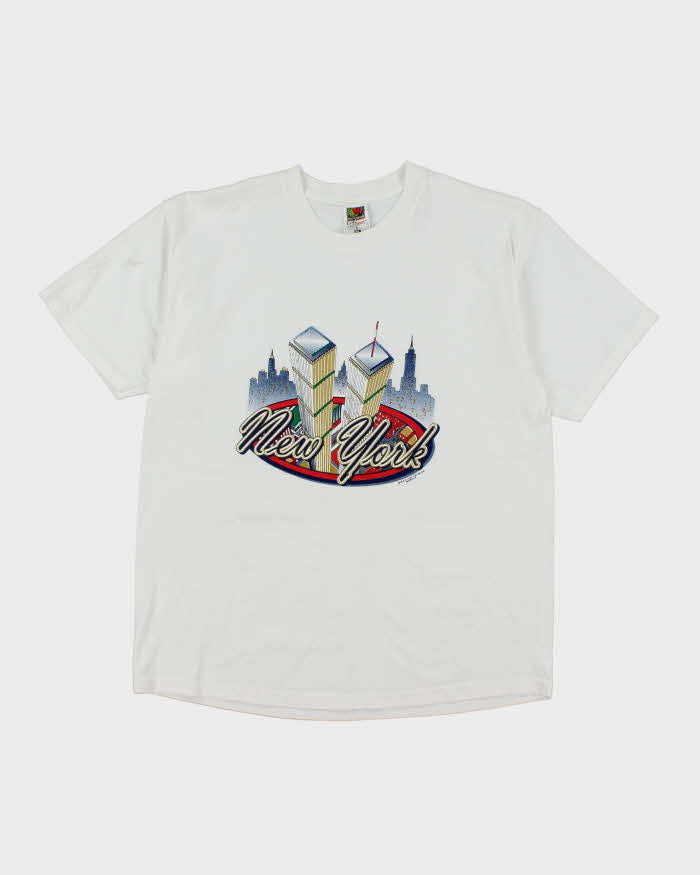 Vintage 90's New York Souvenir Graphic T-Shirt - L