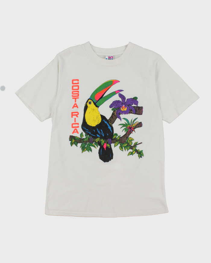Vintage 90's Costa Rica Toucan Souvenir Graphic T-Shirt - L