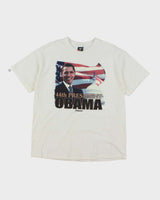 Vintage 2000's Barack Obama Presidential Campaign Graphic T-Shirt - XL