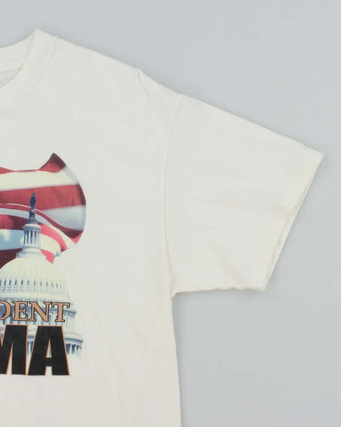 Vintage 2000's Barack Obama Presidential Campaign Graphic T-Shirt - XL