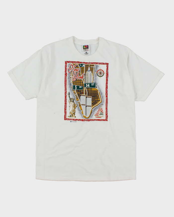 Vintage 90's New York City Souvenir Graphic T-Shirt - M