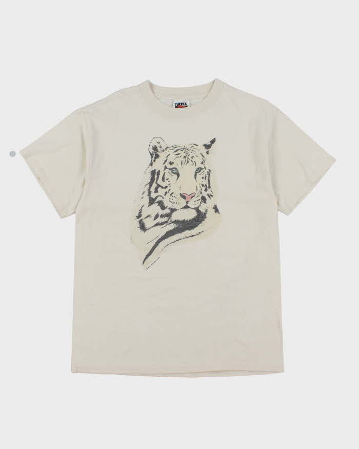 Vintage 90's Snow Tiger Graphic T-Shirt - L