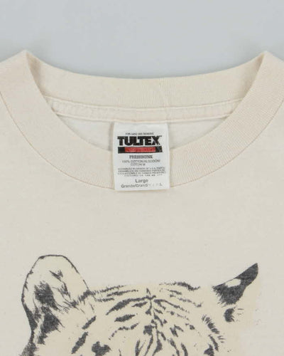 Vintage 90's Snow Tiger Graphic T-Shirt - L