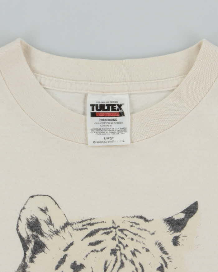 Vintage 90's Snow Tiger Graphic T-Shirt - L