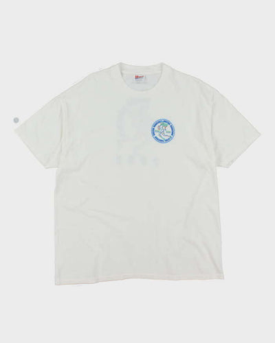 Vintage 2000's Boston Marathon Graphic Oversized T-Shirt - XL