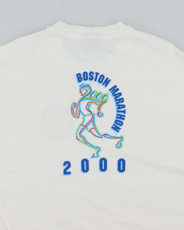 Vintage 2000's Boston Marathon Graphic Oversized T-Shirt - XL