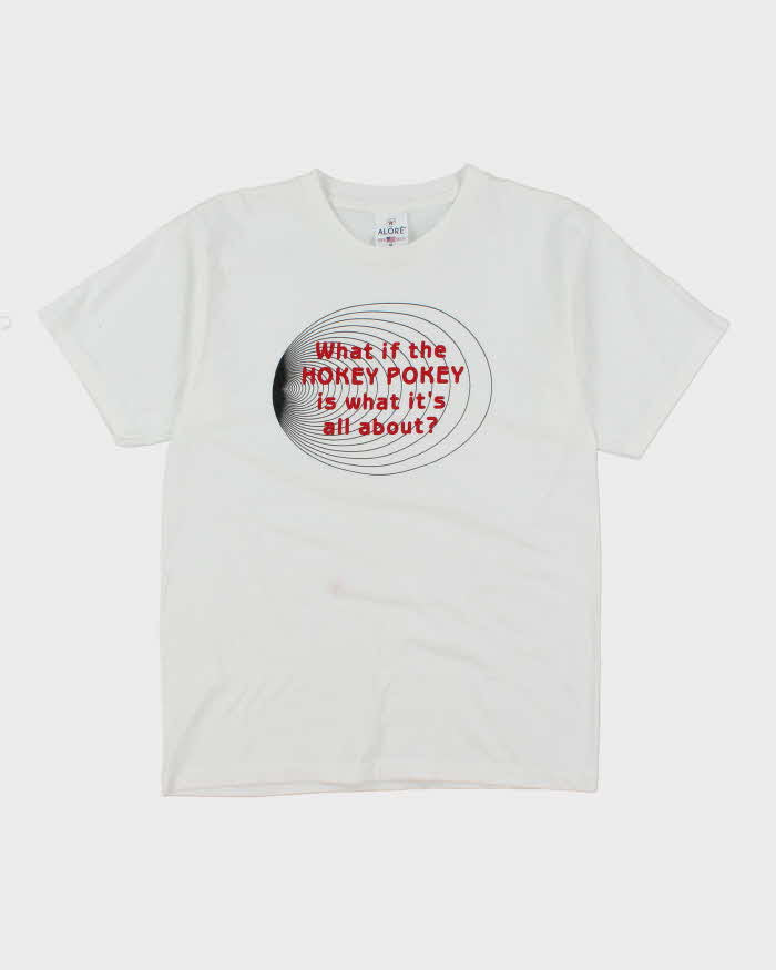 Vintage 2000's Hokey Pokey Comedy Slogan T-Shirt - M