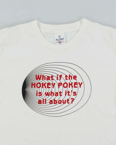 Vintage 2000's Hokey Pokey Comedy Slogan T-Shirt - M