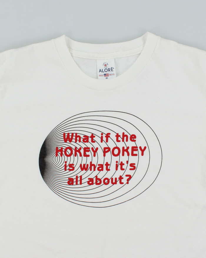 Vintage 2000's Hokey Pokey Comedy Slogan T-Shirt - M