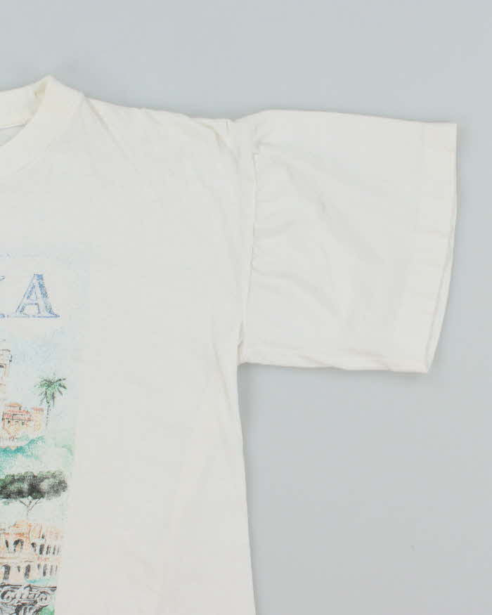 Vintage 90's Roma Italy Graphic Souvenir T-Shirt - M