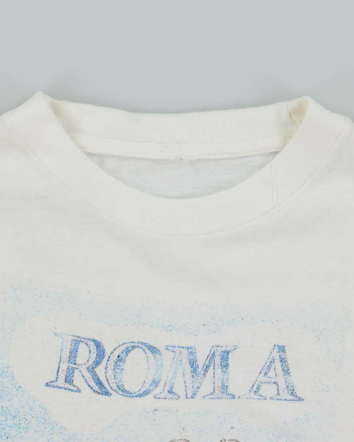 Vintage 90's Roma Italy Graphic Souvenir T-Shirt - M